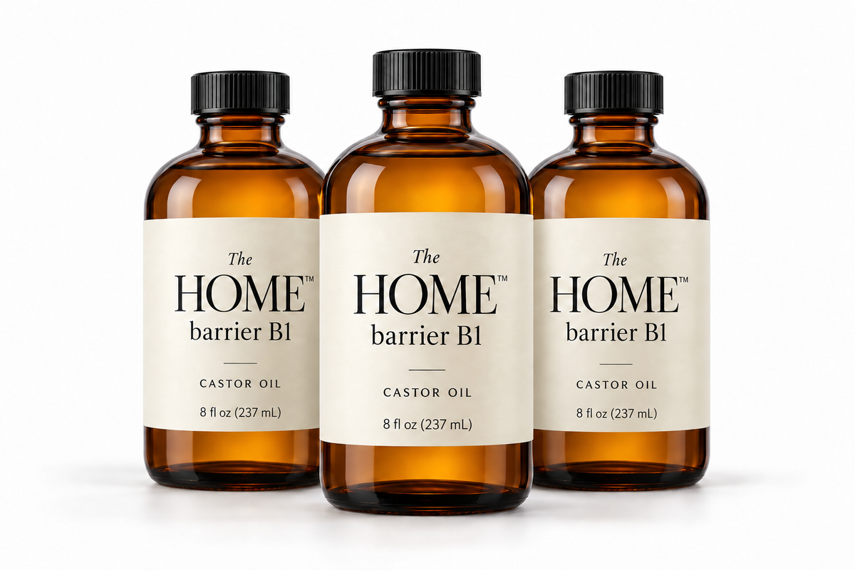 The HOME™ Barrier B1 — 12% Castor Oil Three-Pack